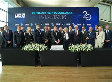 TAV Havalimanları Ankara Esenboğa’da 20. Yılını Kutluyor