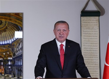 Cumhurbaşkanı Recep Tayyip Erdoğan, Millete Sesleniş Konuşması Yaparak Danıştayın Ayasofya Kararını Değerlendirdi