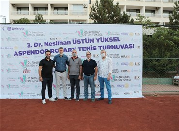 Dr Neslihan Üstün Yüksel Tenis Turnuvası Tamamlandı. 